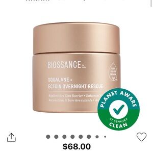 Biossance Squalane Ectoin Overnight Rescue